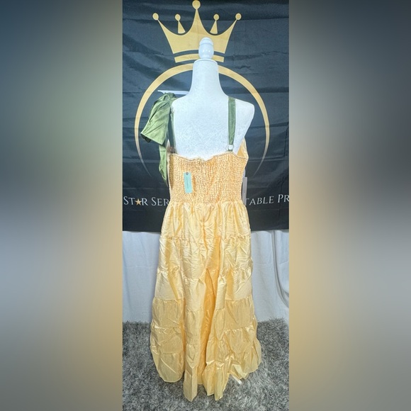 NWT Hutch Scoop-Neck Tiered Maxi Dress - Picture 6 of 8